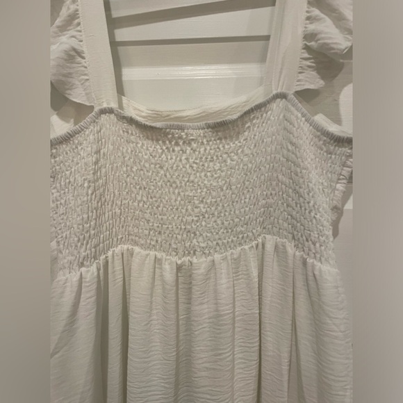 SHEIN- White Maxi Dress- Size Large - Picture 6 of 8